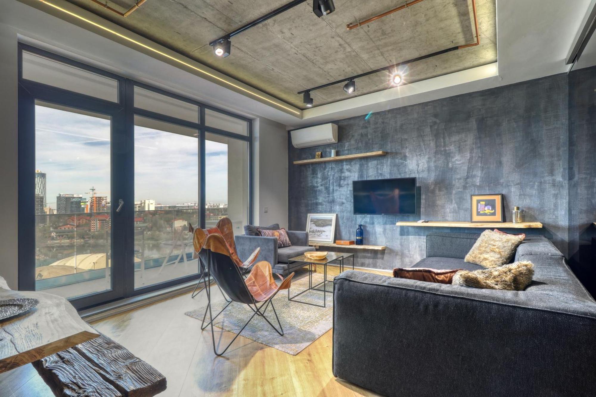 Penthouse Floreasca Bukarest Kültér fotó