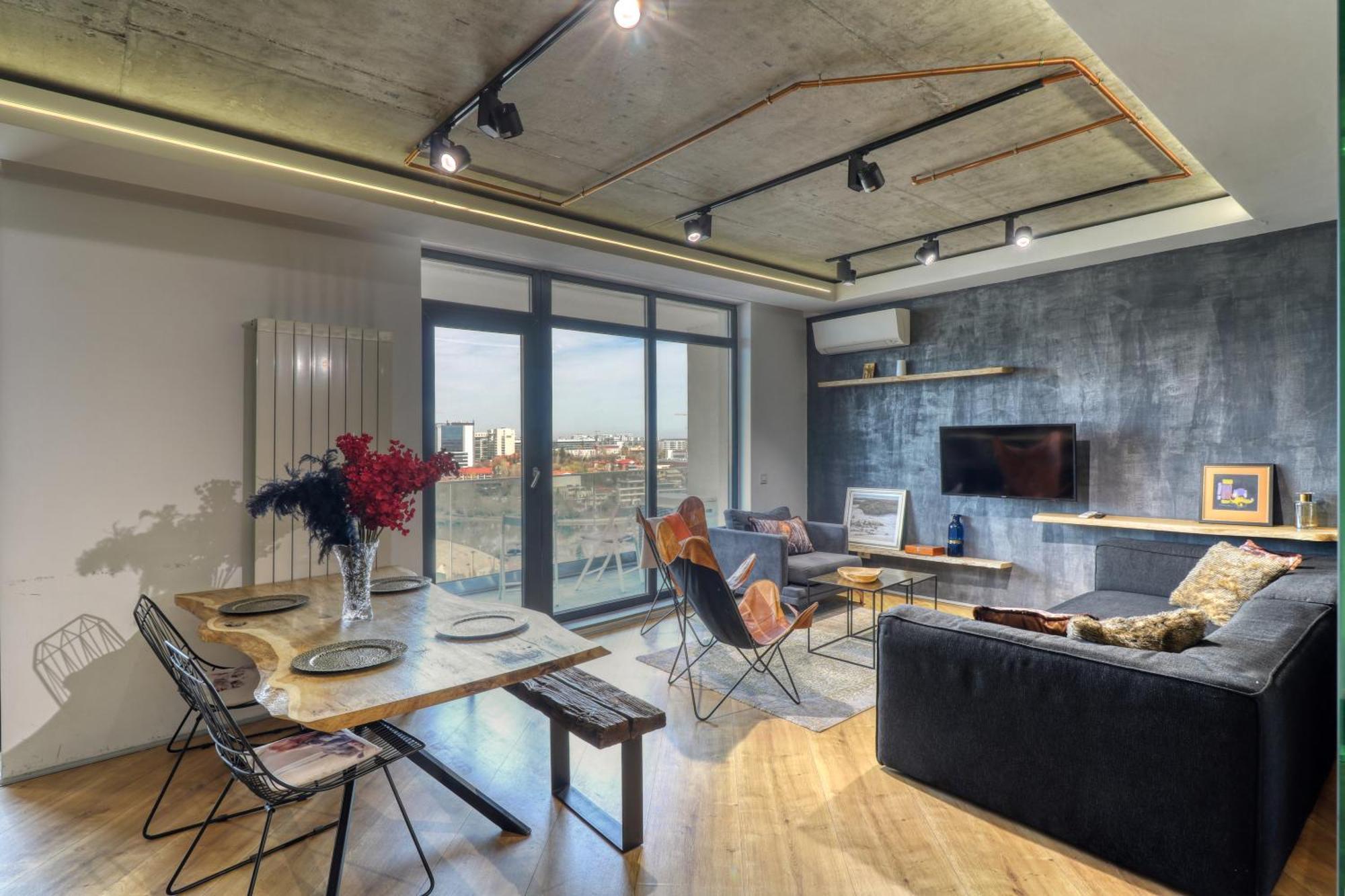 Penthouse Floreasca Bukarest Kültér fotó