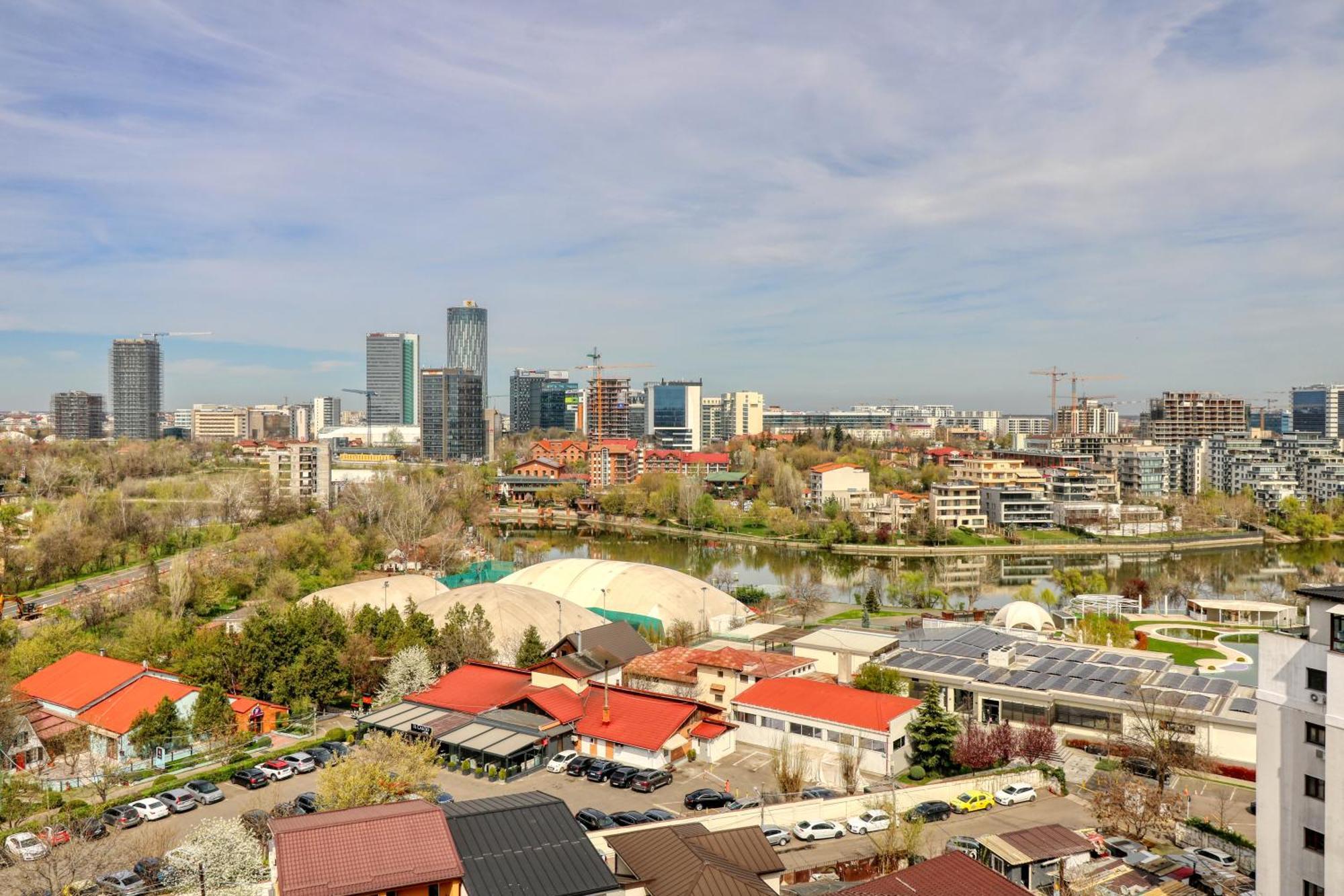 Penthouse Floreasca Bukarest Kültér fotó