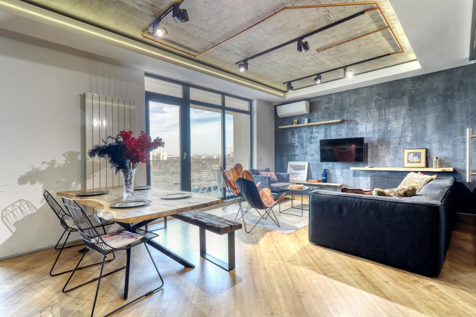 Penthouse Floreasca Bukarest Kültér fotó