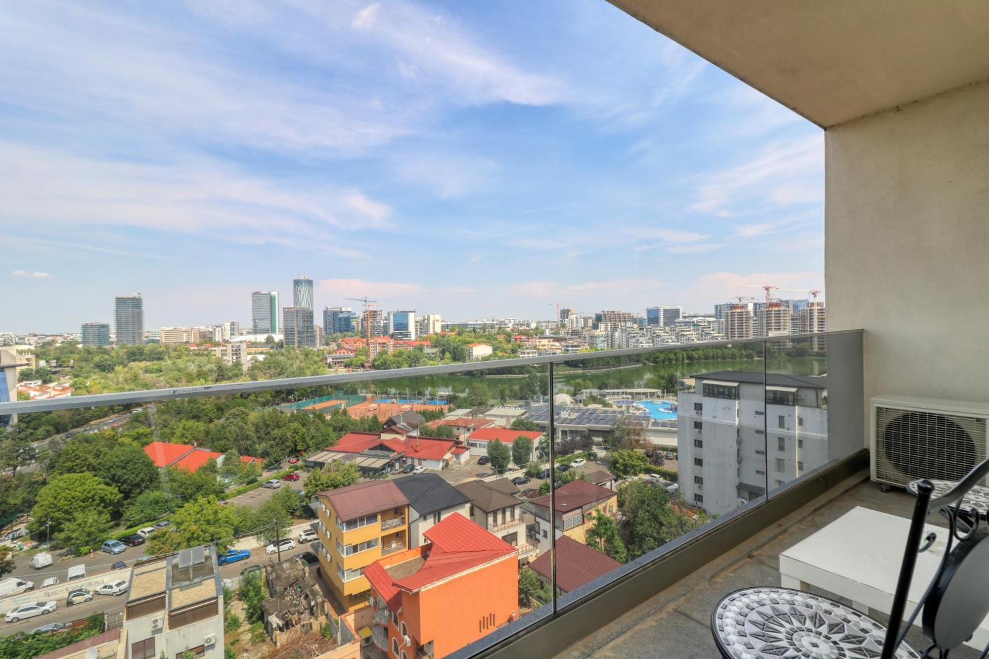 Penthouse Floreasca Bukarest Kültér fotó