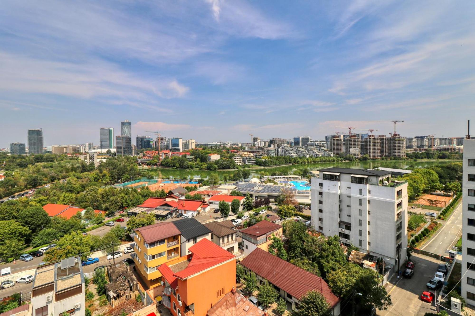 Penthouse Floreasca Bukarest Kültér fotó