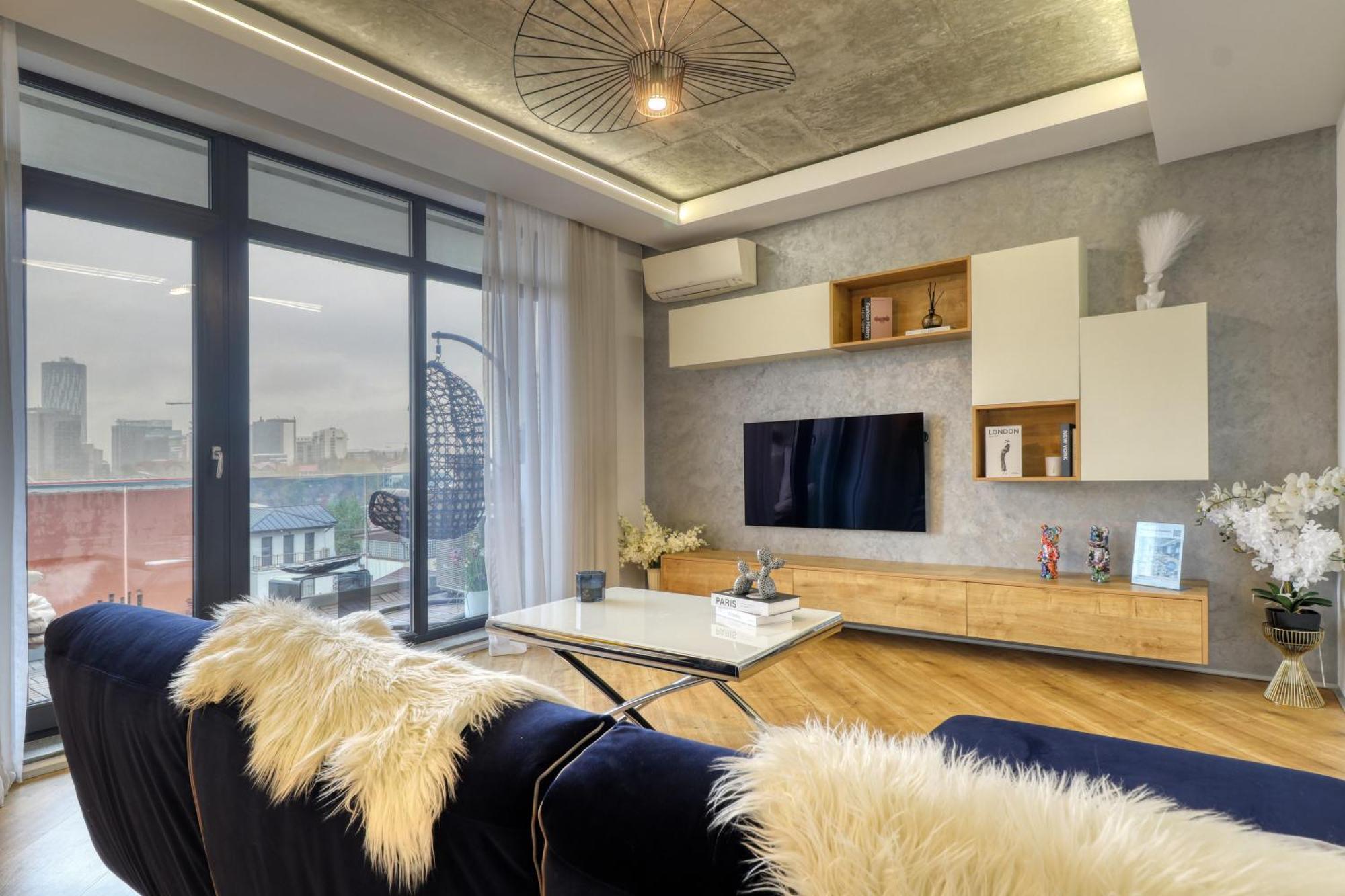 Penthouse Floreasca Bukarest Kültér fotó